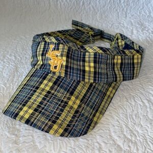 Top Of The World LSU TIGERS Plaid Sun Visor